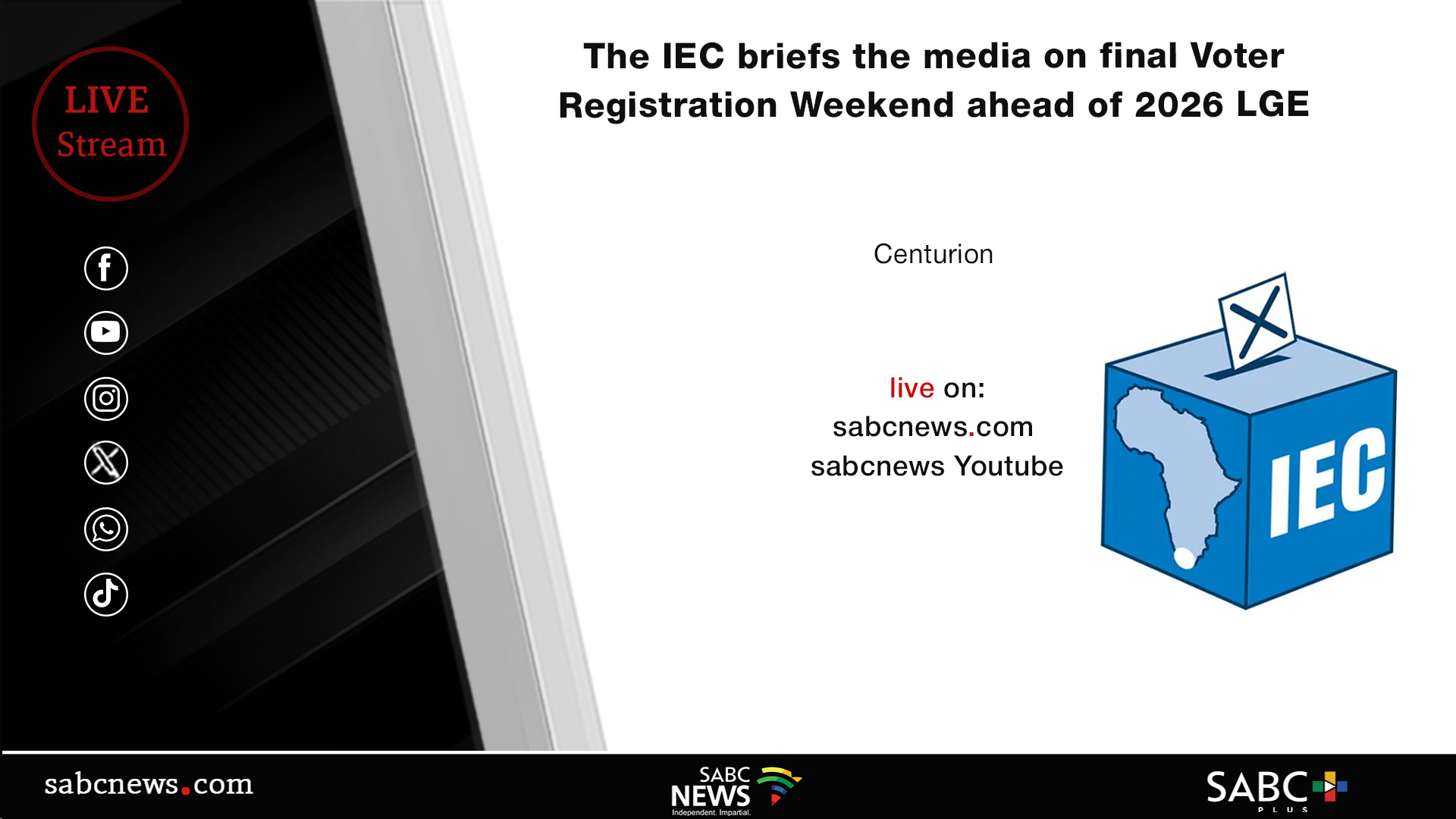 LIVE: Electoral Commission briefs media on final Voter Registration