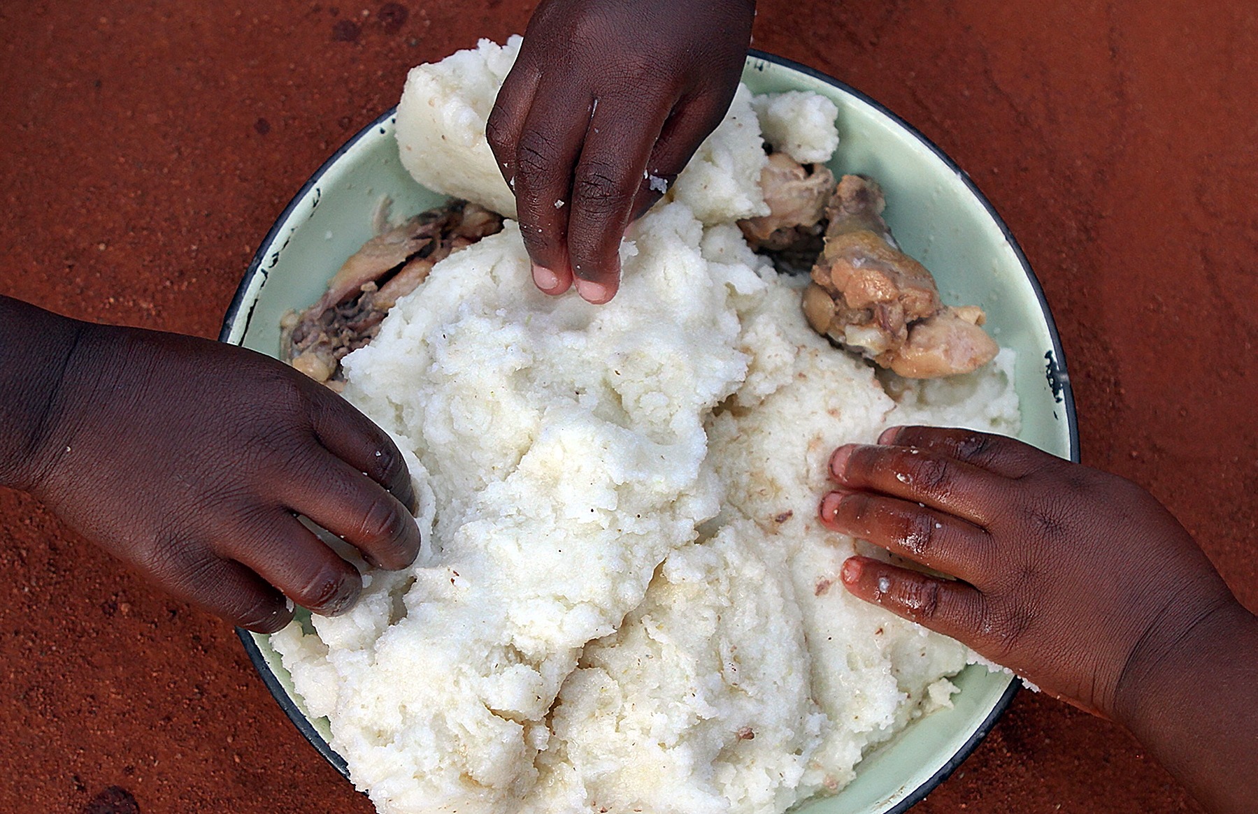 HUNGRY HOMES: At the heart of the home, gogo Toti goes without so grandchildren can eat