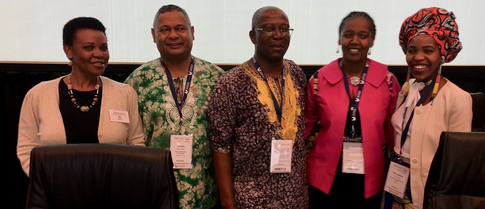 Members of the panel that led discussions in this session...